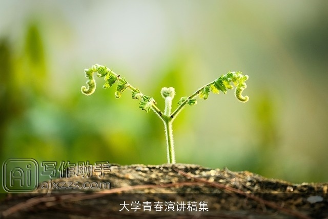 大学青春演讲稿集