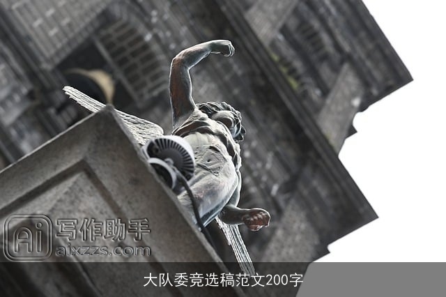 大队委竞选稿范文200字