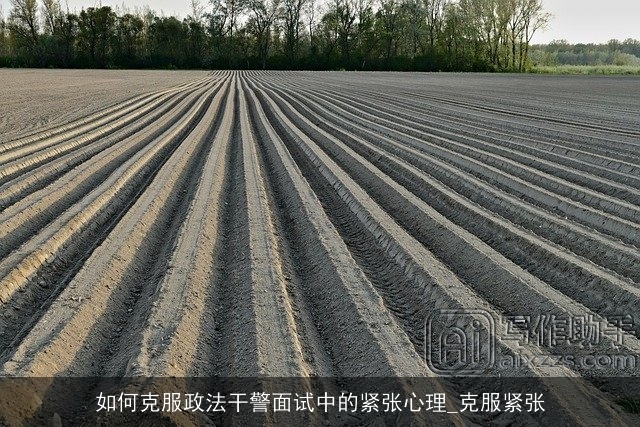 如何克服政法干警面试中的紧张心理_克服紧张