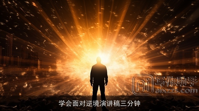 学会面对逆境演讲稿三分钟