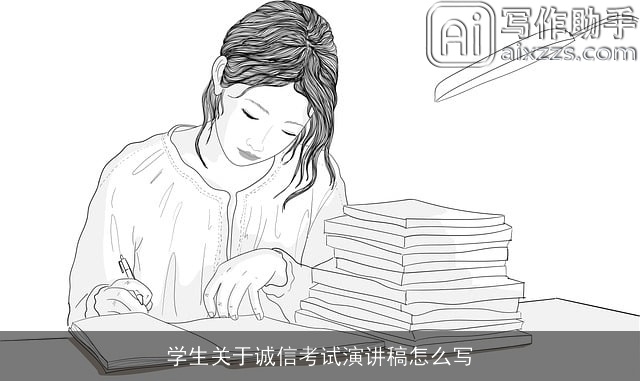 学生关于诚信考试演讲稿怎么写