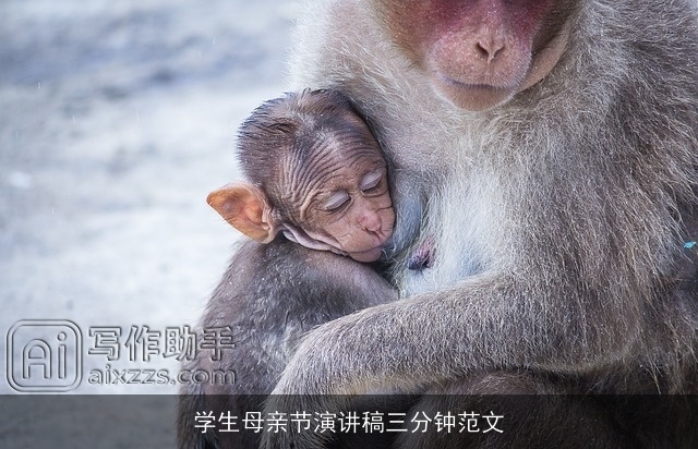 学生母亲节演讲稿三分钟范文