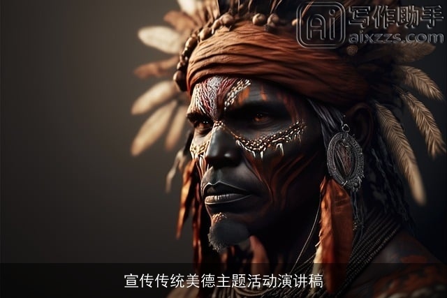 宣传传统美德主题活动演讲稿