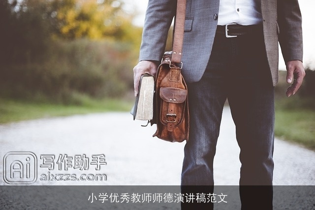 小学优秀教师师德演讲稿范文