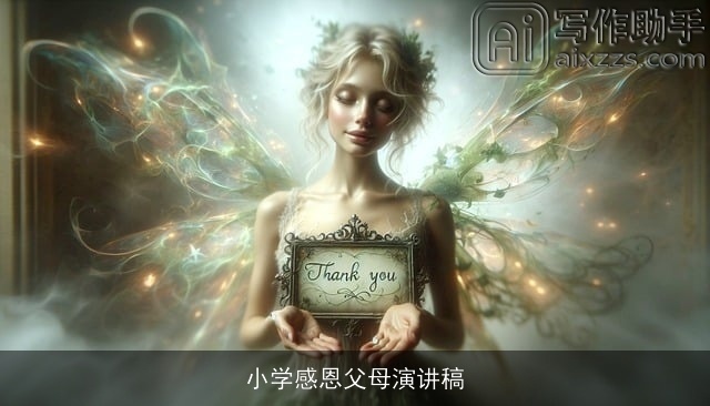 小学感恩父母演讲稿