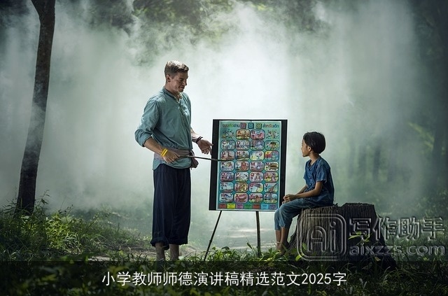 小学教师师德演讲稿精选范文2025字