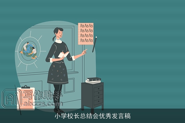 小学校长总结会优秀发言稿