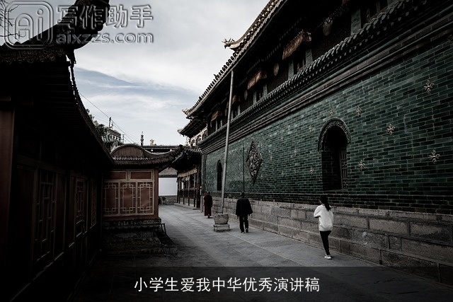 小学生爱我中华优秀演讲稿