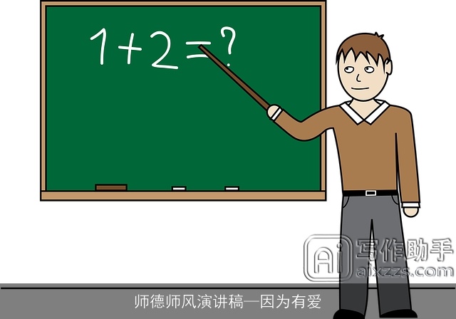 师德师风演讲稿—因为有爱