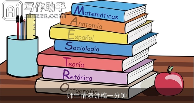 师生情演讲稿一分钟