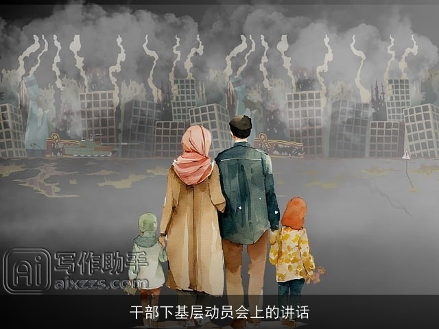 干部下基层动员会上的讲话