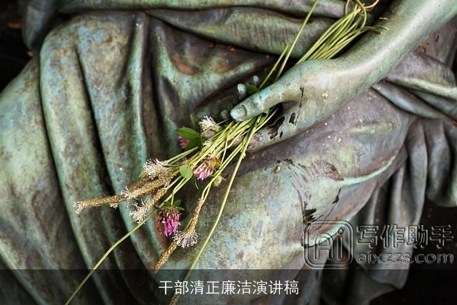 干部清正廉洁演讲稿