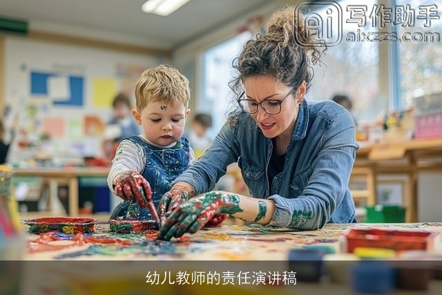 幼儿教师的责任演讲稿