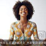 快乐生活演讲稿范文_热爱生活演讲稿