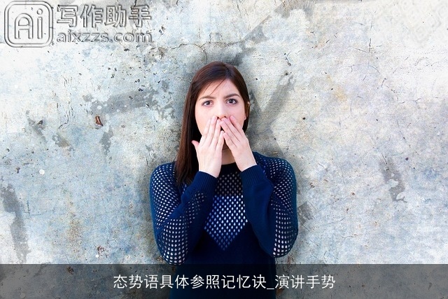 态势语具体参照记忆诀_演讲手势