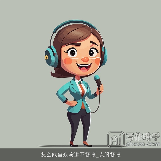 怎么能当众演讲不紧张_克服紧张