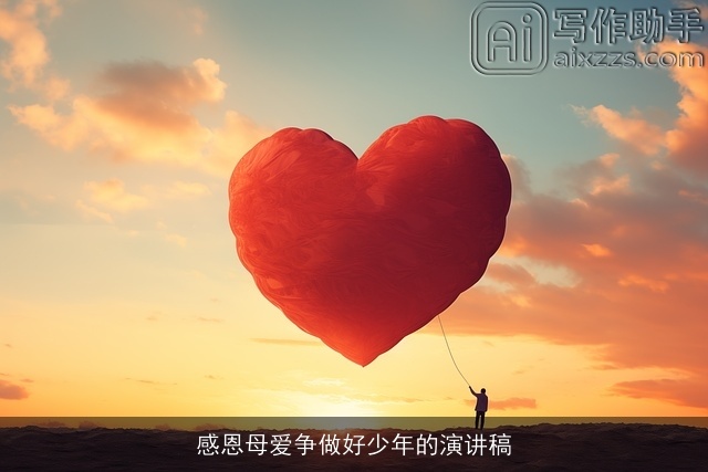 感恩母爱争做好少年的演讲稿