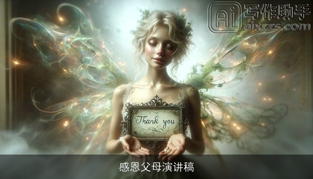 感恩父母演讲稿