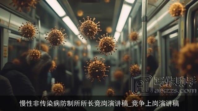 慢性非传染病防制所所长竞岗演讲稿_竞争上岗演讲稿