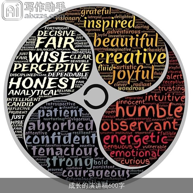 成长的演讲稿600字