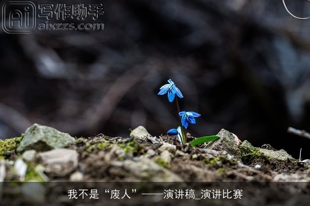 我不是“废人”——演讲稿_演讲比赛