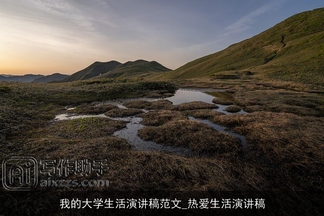 我的大学生活演讲稿范文_热爱生活演讲稿