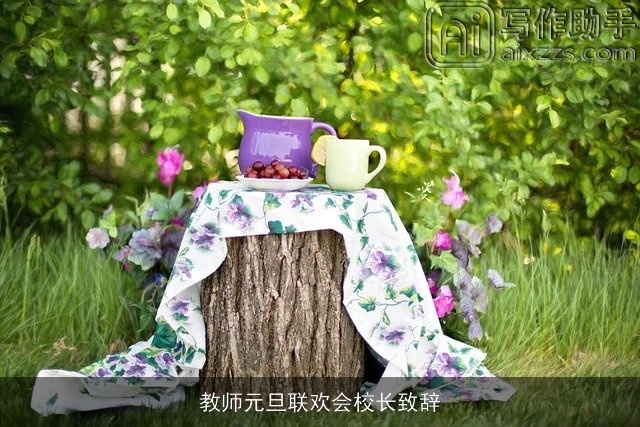 教师元旦联欢会校长致辞