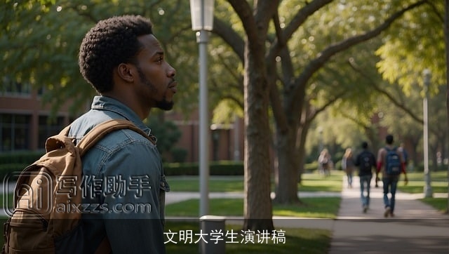 文明大学生演讲稿