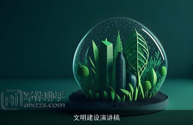 文明建设演讲稿