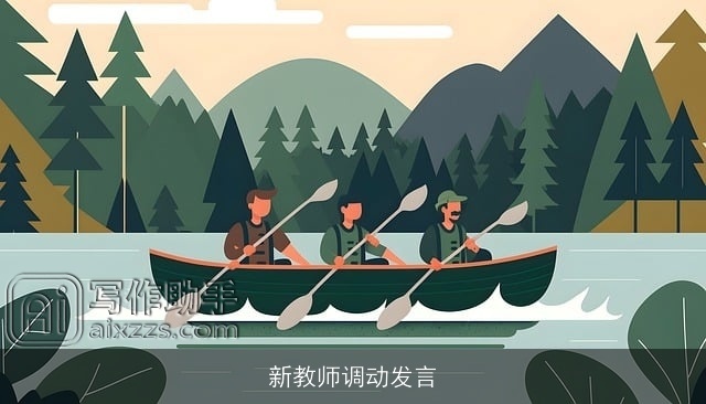 新教师调动发言