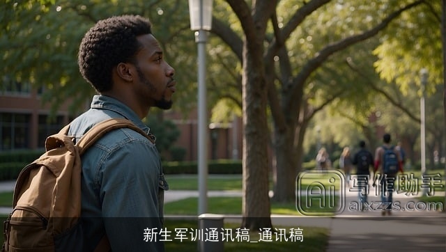 新生军训通讯稿_通讯稿