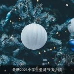 最新2025小学生圣诞节演讲稿
