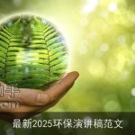 最新2025环保演讲稿范文
