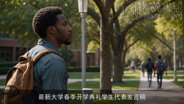 最新大学春季开学典礼学生代表发言稿