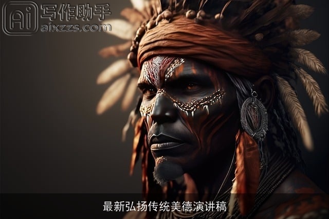 最新弘扬传统美德演讲稿