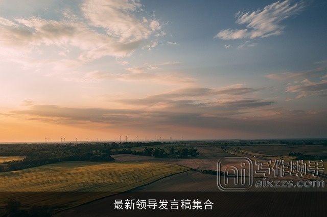 最新领导发言稿集合