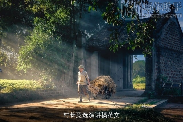 村长竞选演讲稿范文