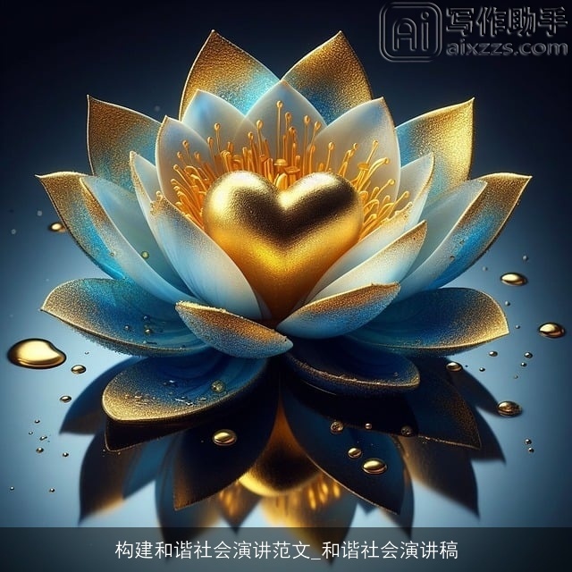 构建和谐社会演讲范文_和谐社会演讲稿