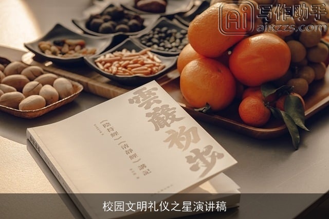 校园文明礼仪之星演讲稿