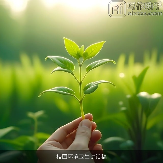 校园环境卫生讲话稿