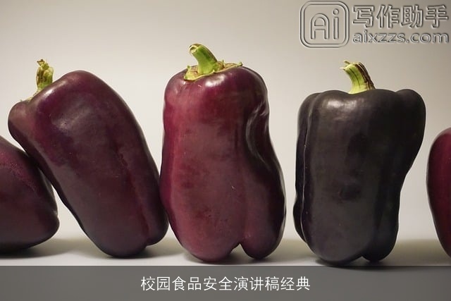 校园食品安全演讲稿经典