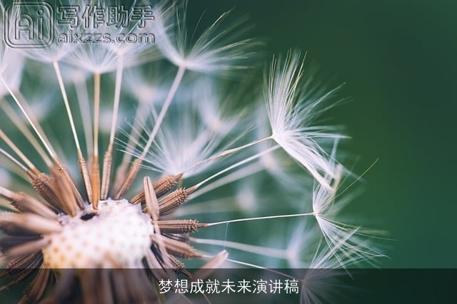 梦想成就未来演讲稿