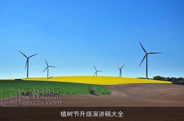 植树节升旗演讲稿大全