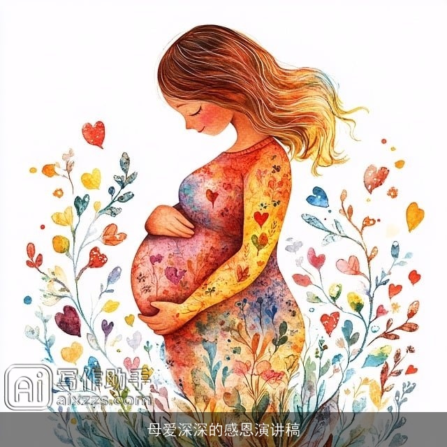 母爱深深的感恩演讲稿