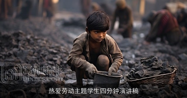热爱劳动主题学生四分钟演讲稿