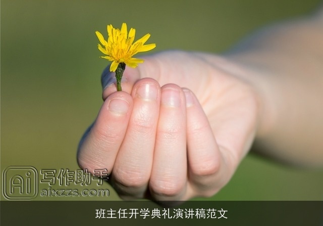 班主任开学典礼演讲稿范文