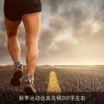 秋季运动会发言稿200字左右