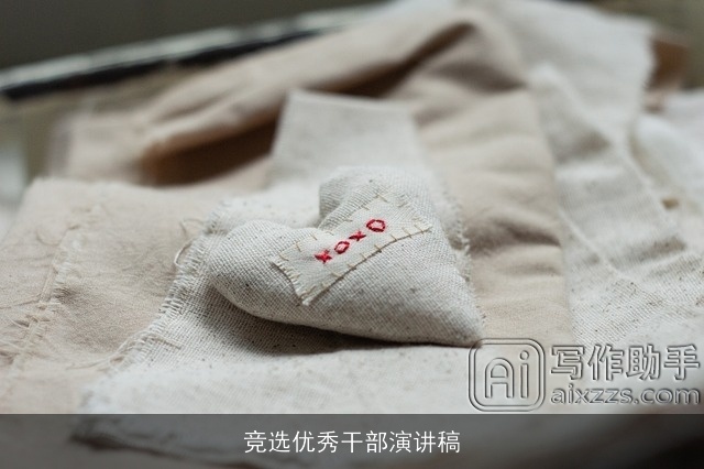 竞选优秀干部演讲稿