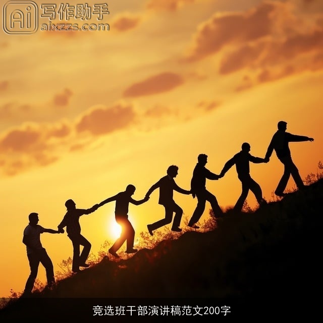 竞选班干部演讲稿范文200字