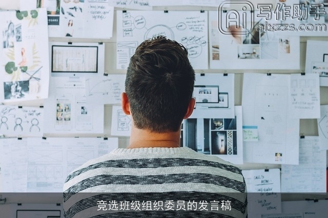 竞选班级组织委员的发言稿